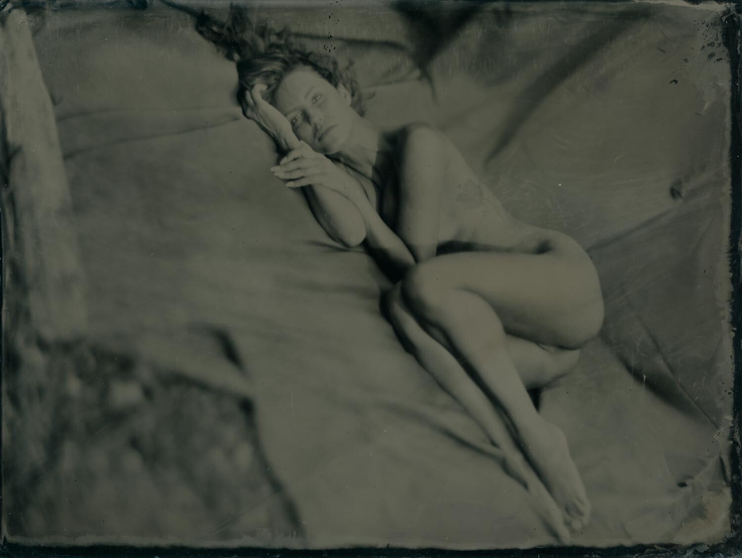 Original ART Nude COLLODION WETPLATE 18x24cm (8×10″) 003