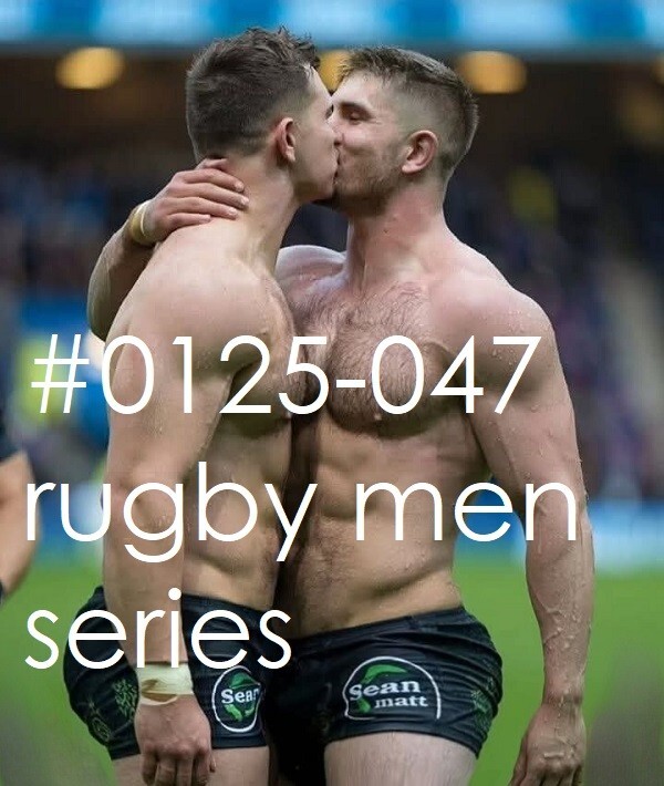 MALE PORTRAIT #0125-047- athletes series -rugby men -free shipping in usa