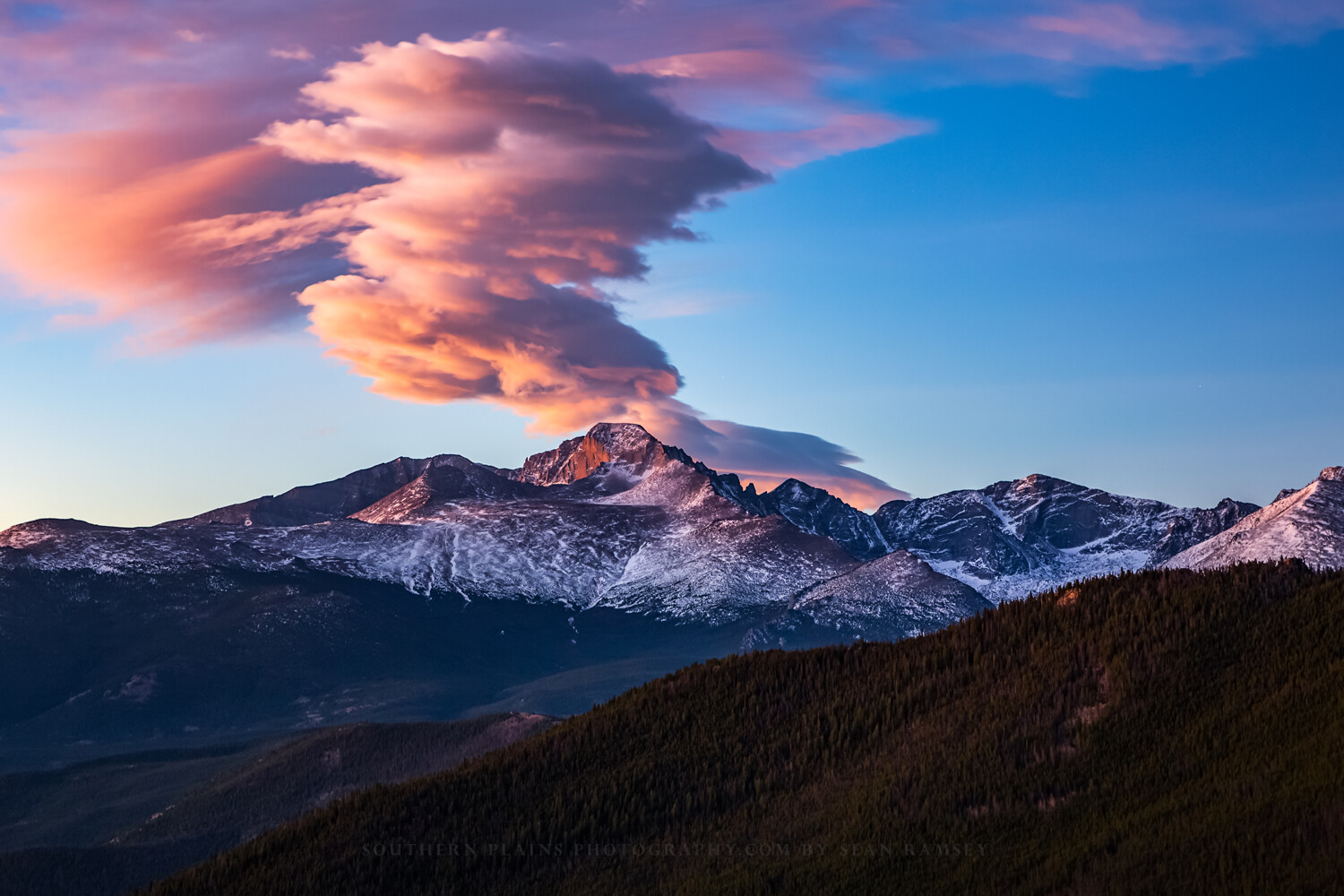 Longs Peak Photo Print | Rocky Mountain Wall Art | Colorado Photography