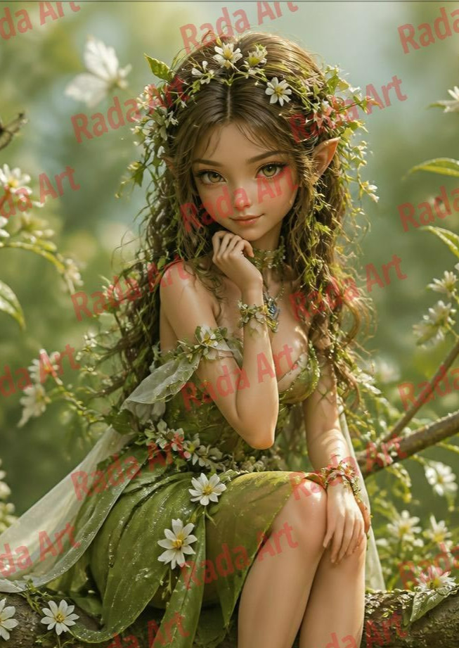 Digital Photo Picture Art Ai Background Wallpaper for Desktop or Phone 3D Fairy