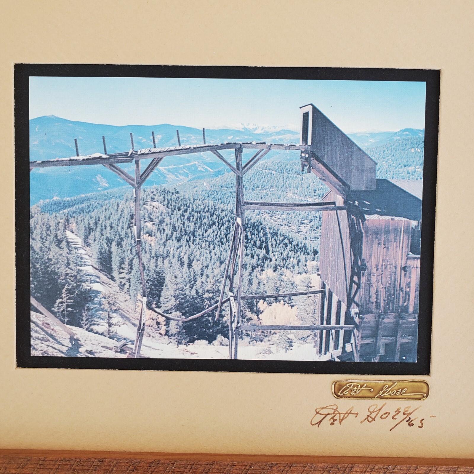 Art Gore Framed Photography The Prophet Central City Idaho Springs Original