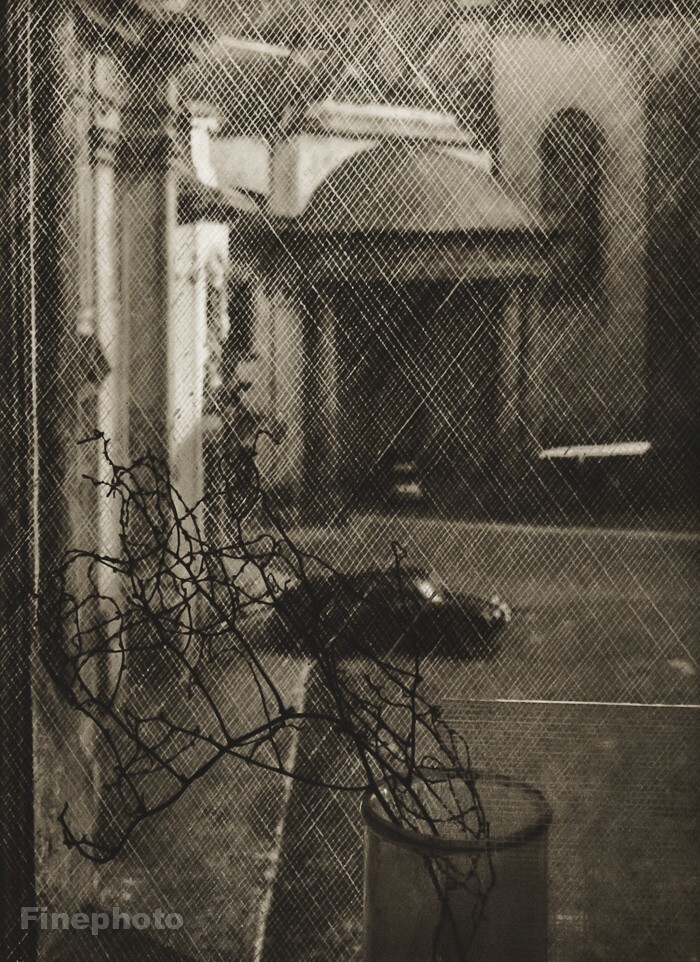 1950/56 Vintage JOSEF SUDEK Car City Surreal Window View Original Photo Gravure