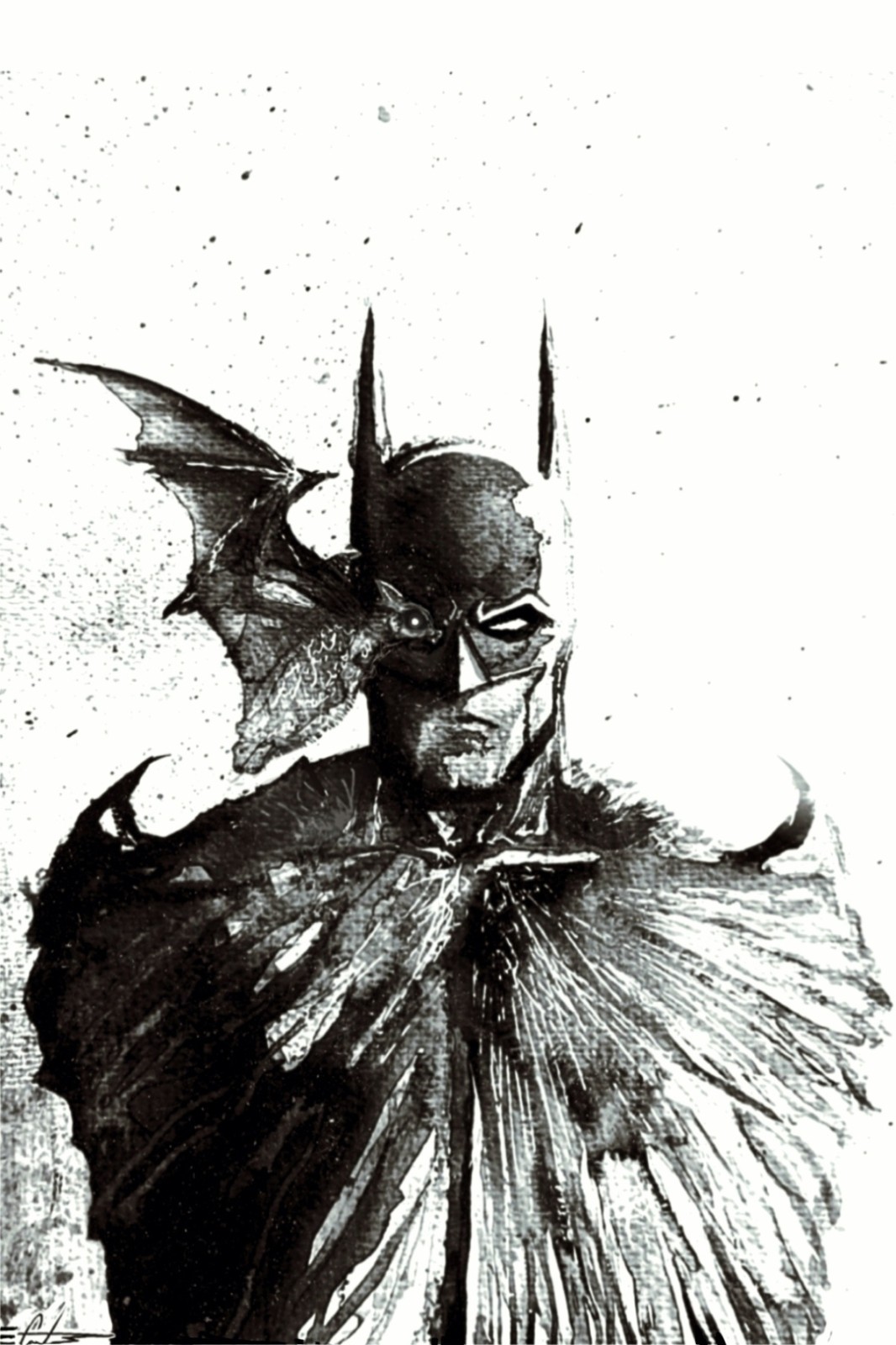 4×6 photo print Of BATMAN “BLIND AS A BAT” by E Carter