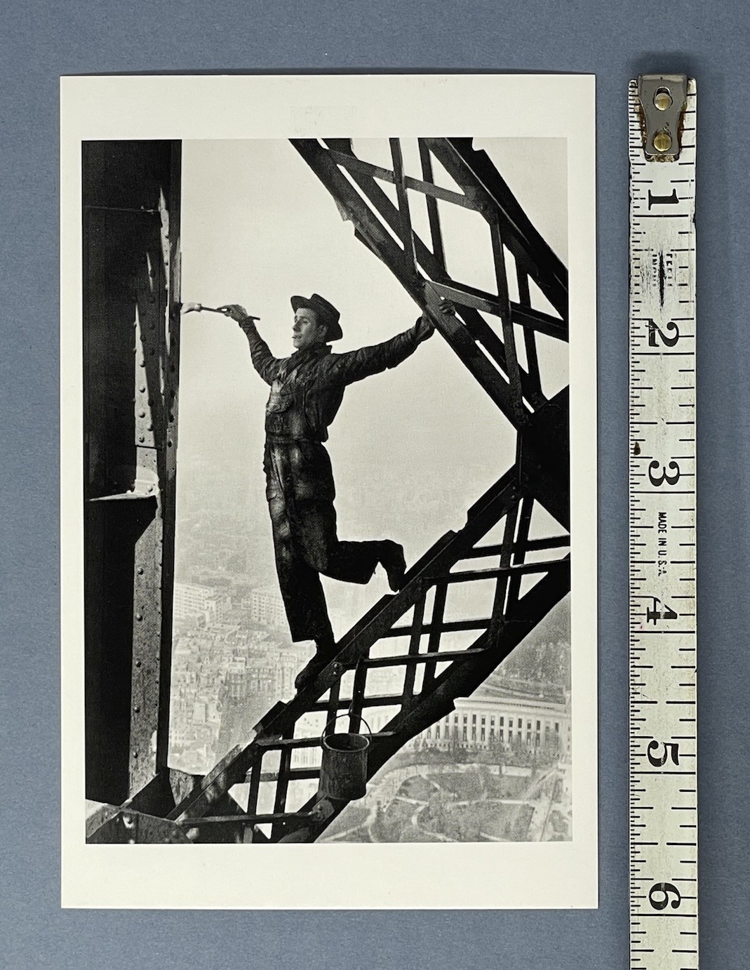 Marc Riboud (1923-2016) Magnum Art Photo Print Card 4×6” Zazou Eiffel Tower