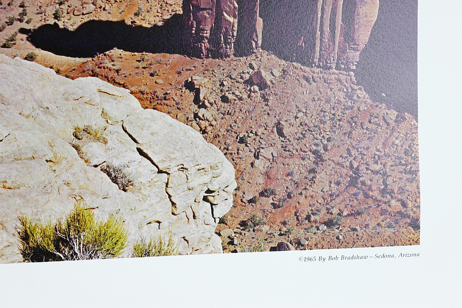 BOB BRADSHAW Color Lithograph Printers Proof 31 x 23 Inches Monument Valley RARE
