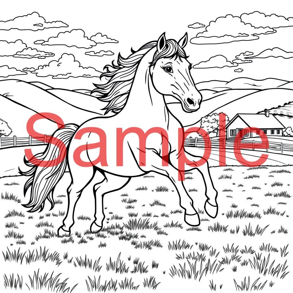 Coloring Book for Kids – Fun Safari & Forest Animals | 10 Adorable Scenes