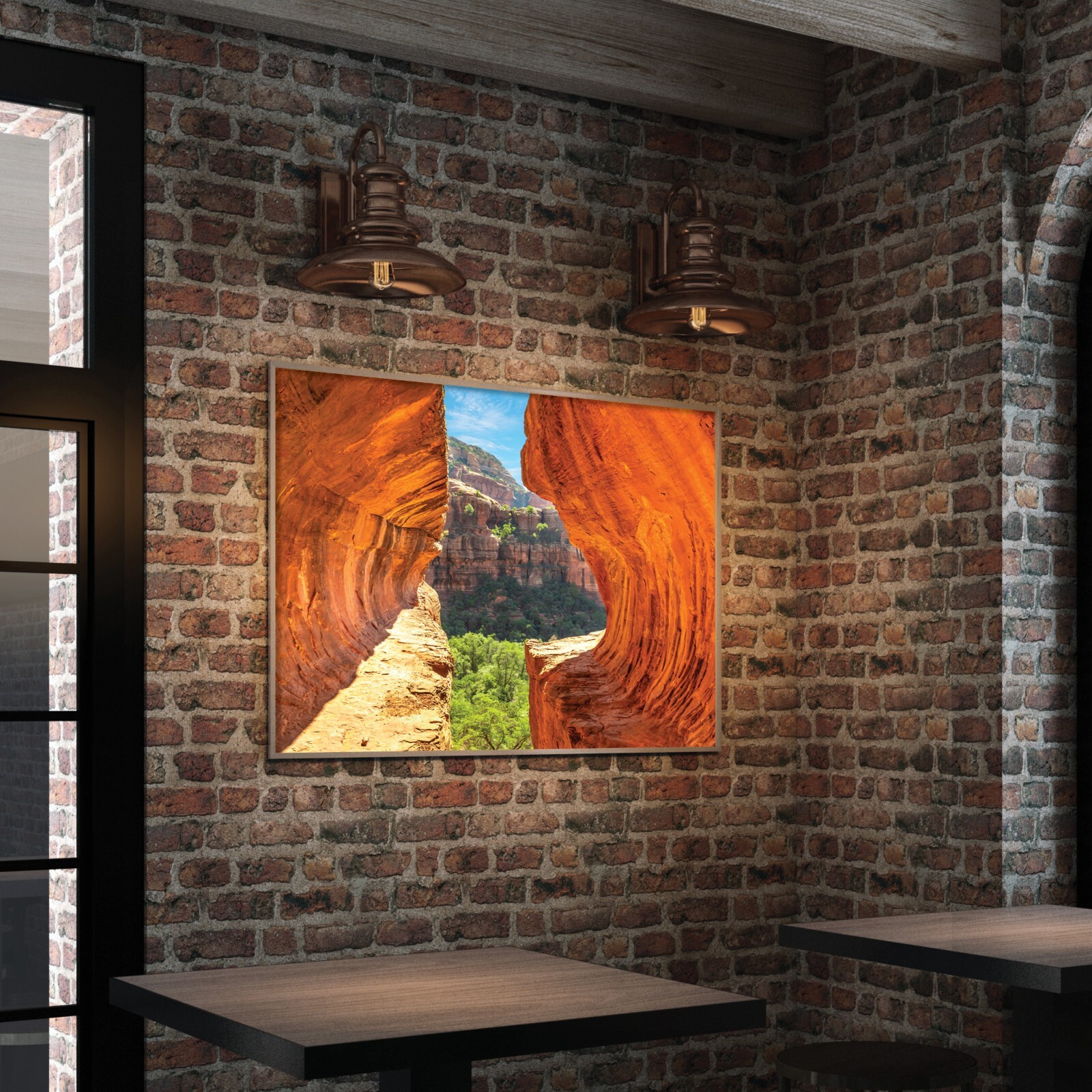 Subway Cave Sedona Photography, Arizona Landscape, Boynton Canyon Trail Picture