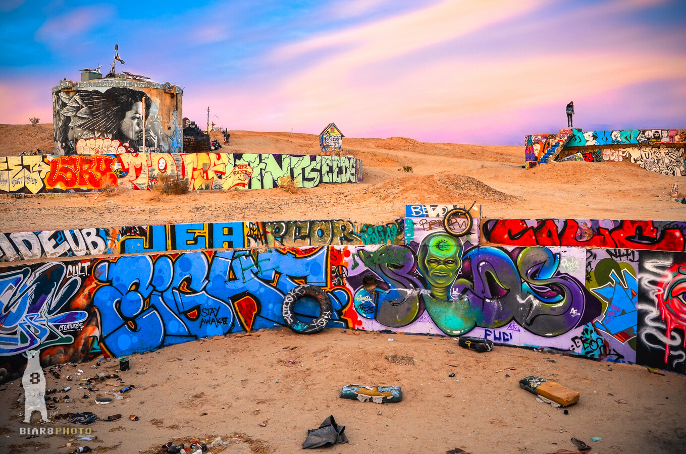 Slab City Graffiti – Fine Art Photography Prints – Desert Grunge Wall Art