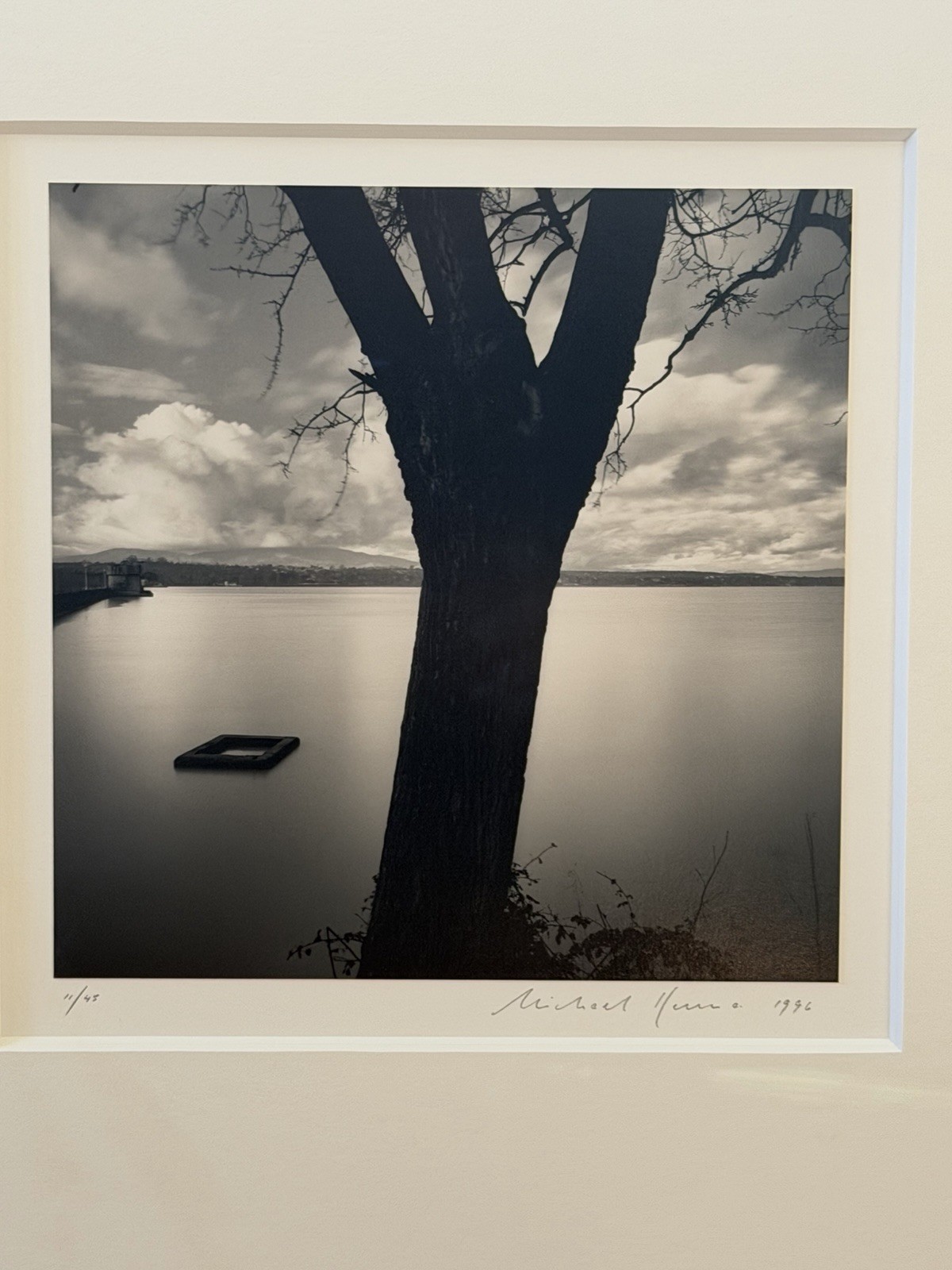 MICHAEL KENNA – “Floating Square” Silver Gelatin Print Photo, Signed 1996 11/45