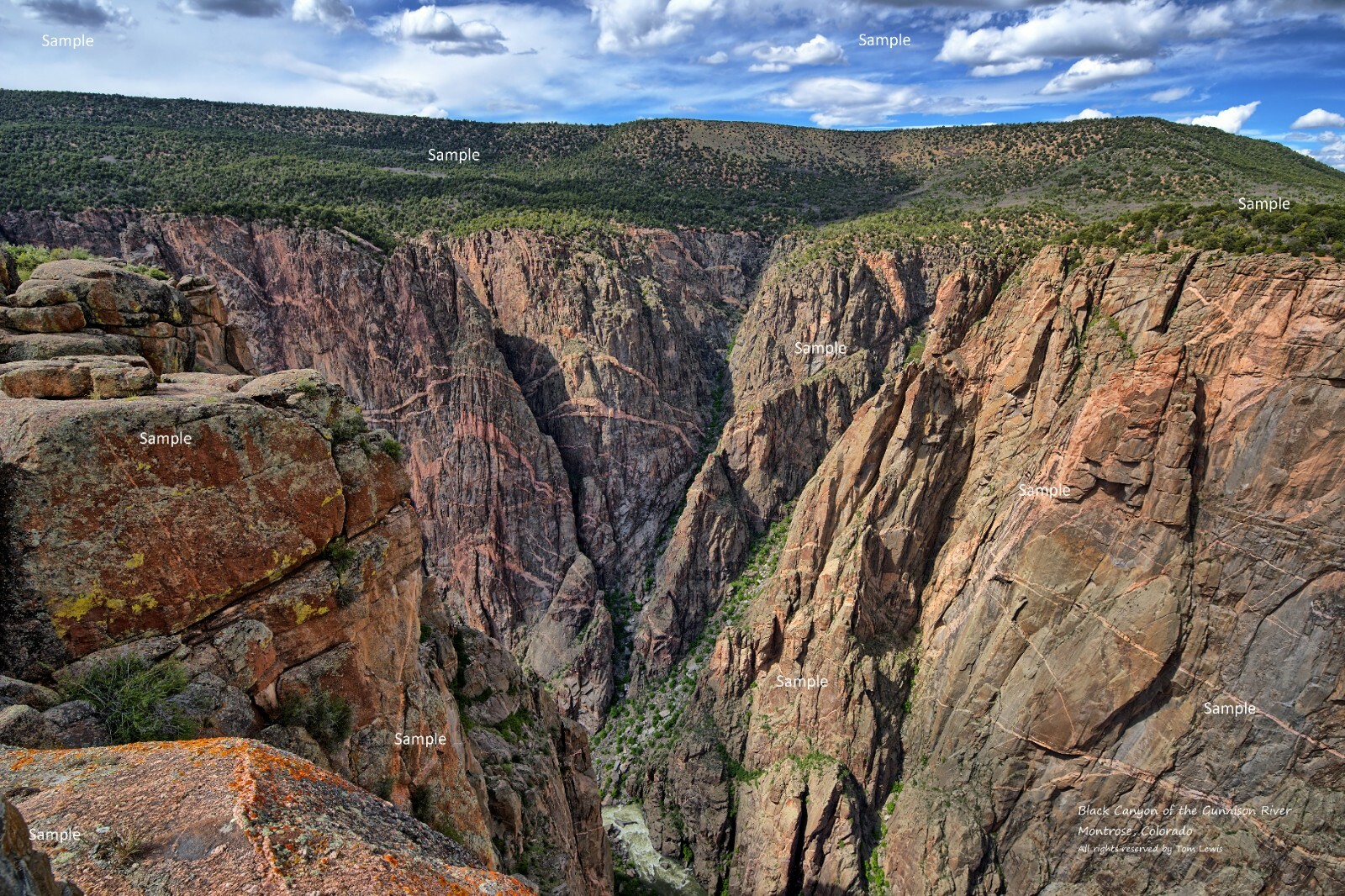 Gunnison River Black Canyon National Park #1 Colorado Photo Poster Print GR04