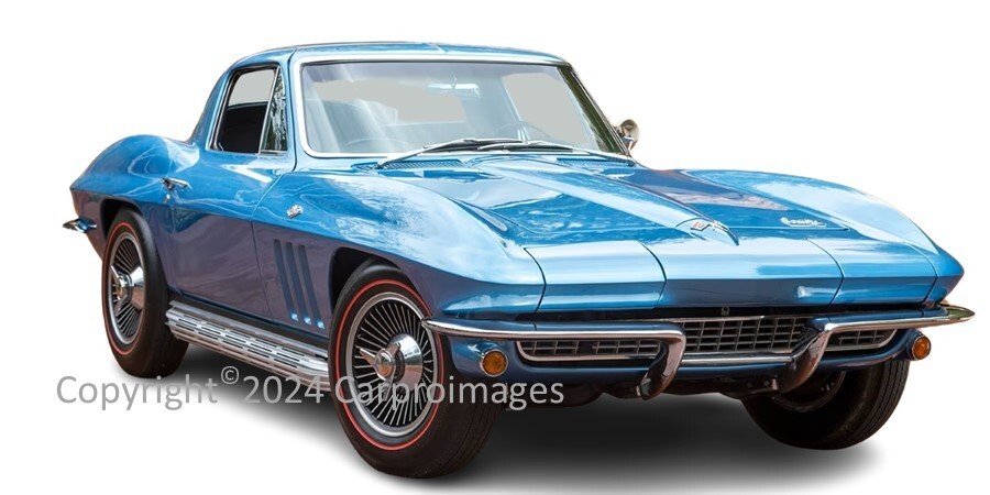 1966 Chevrolet Corvette Laguna Blue Limited Edition Print 8″ x 10″ Premium Photo