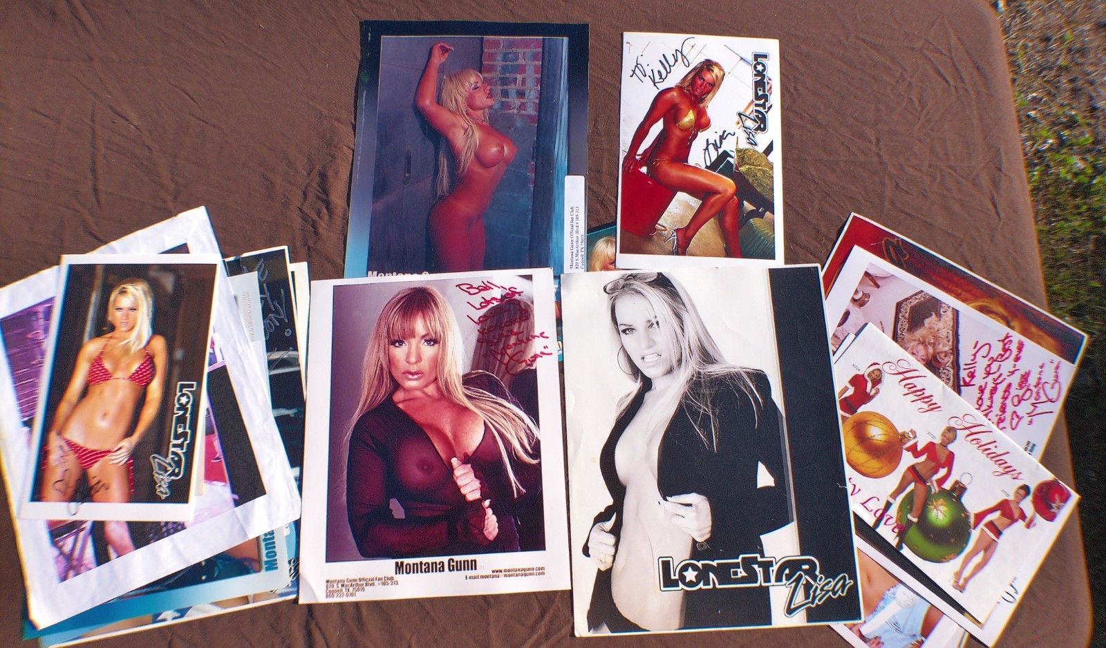 Large lot of Stars signed photos