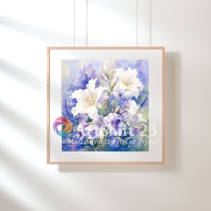 Printable Wall Art Abstract Gold Black Digital Download Home Decor Ai-Flower