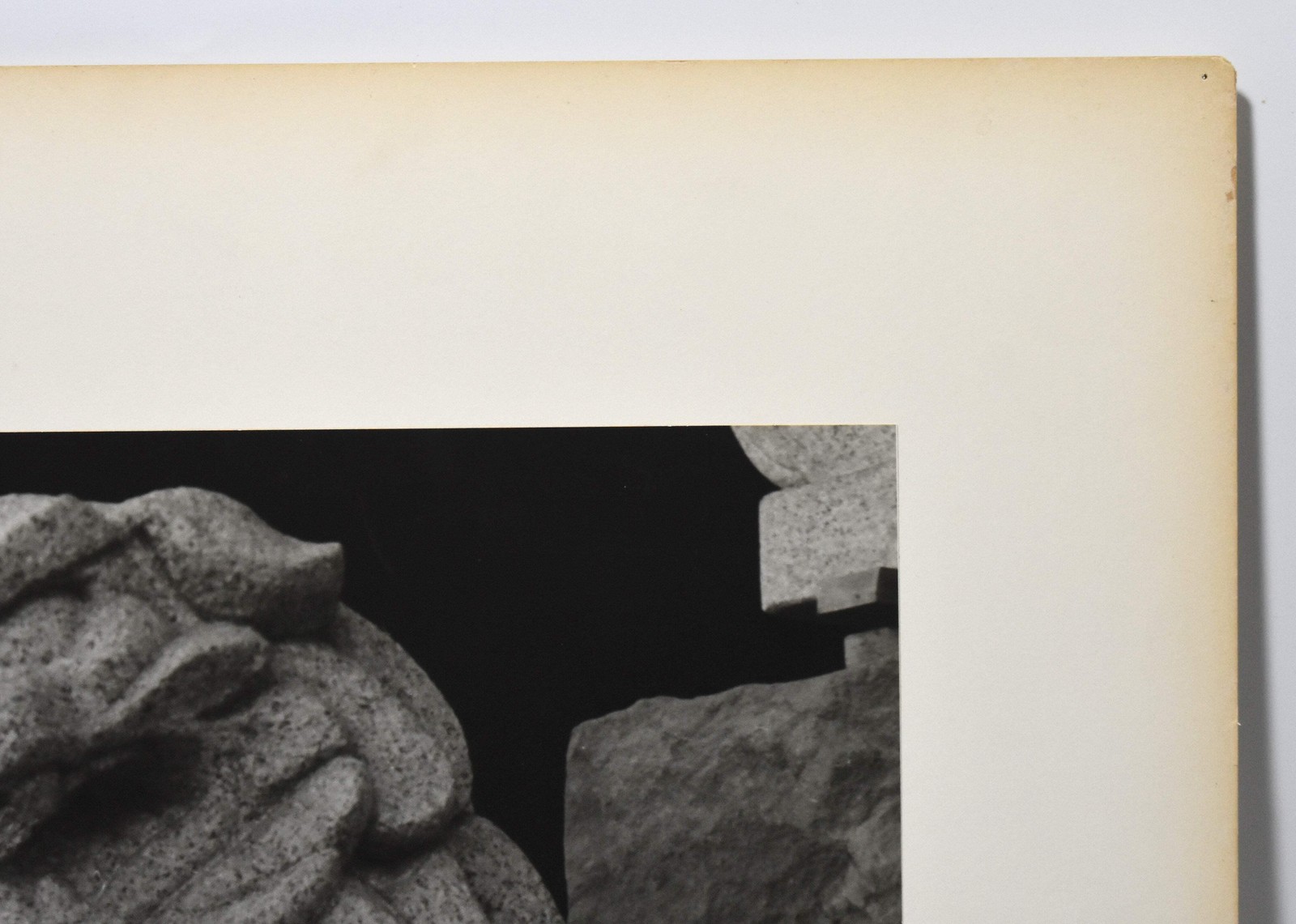 Vintage James W. Howlett Black and White Photograph, ‘Temple Lion / Kyoto’