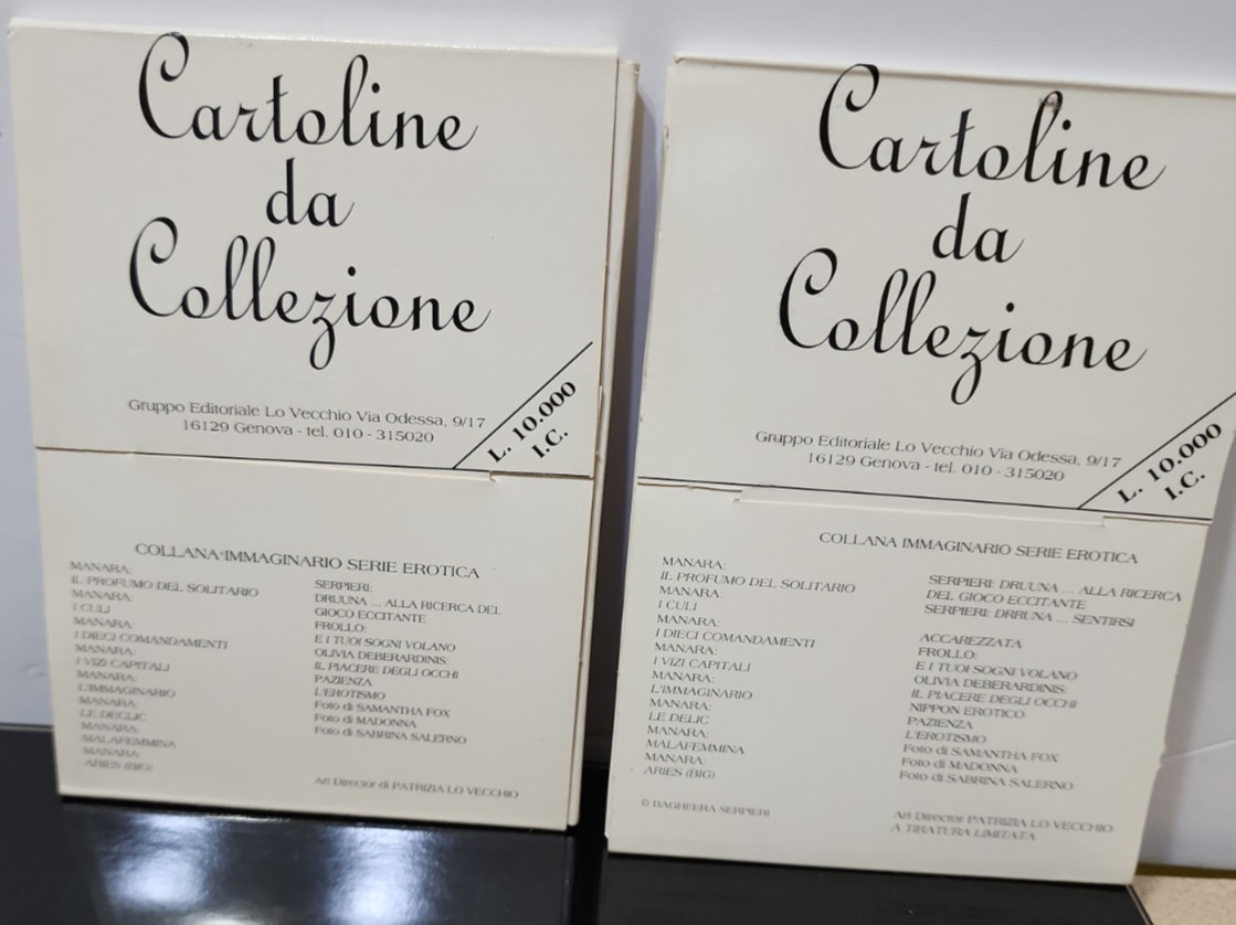 Serpieri Italy Sets 1 & 2 • 20 Art Postcards • 1990–1991 • NOS Druuna Lot