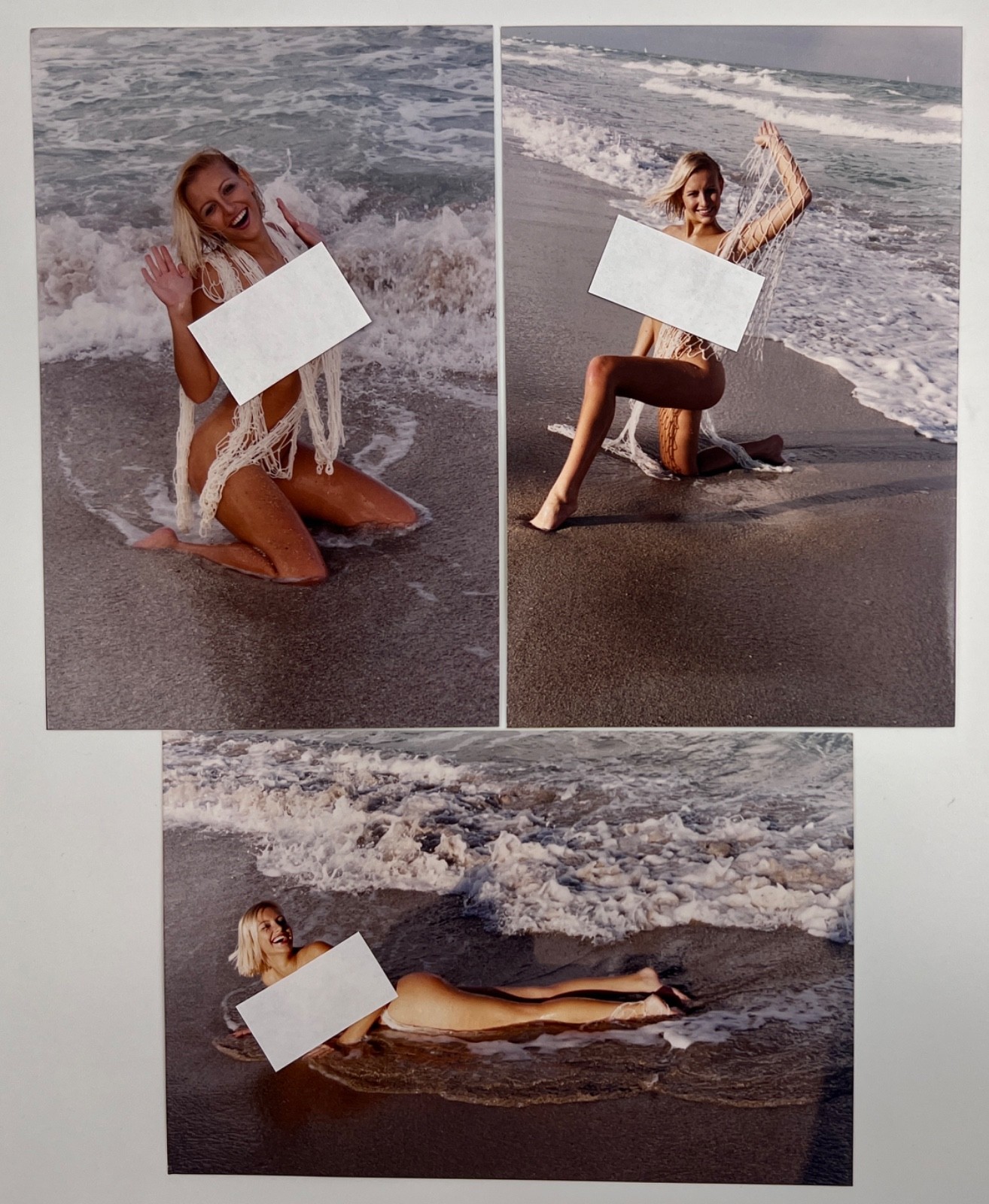 Lot of 3 Bunny Yeager Estate Vintage Archive Pinup Photo 4″ x 6″