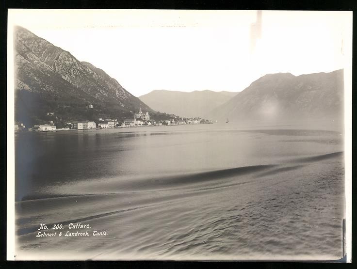Photograph Lehnert & Landrock, Tunis, No. 300, view Cattaro, village of G