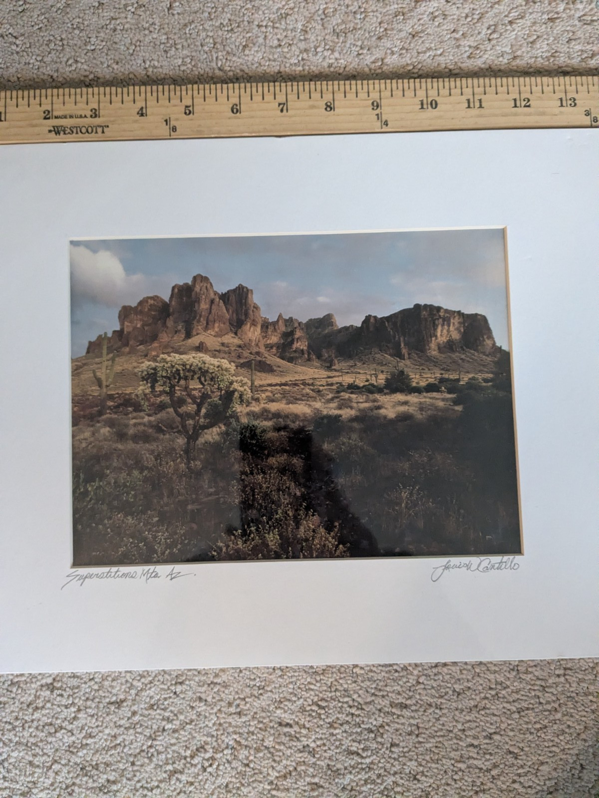 Southwest Desert Photography Superstitions Mountains, Az Louis Cantillo 1994