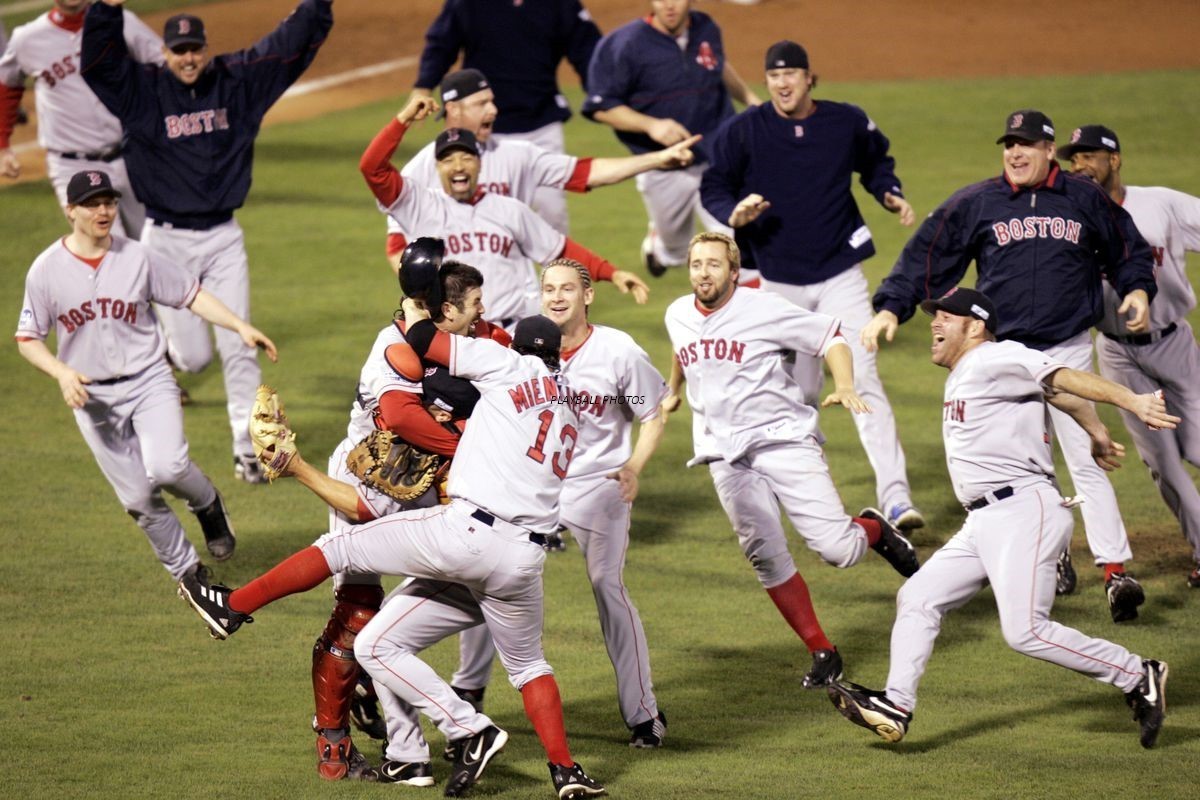 2004-red-sox-world-series 8×10 Colorized Print-FREE SHIPPING