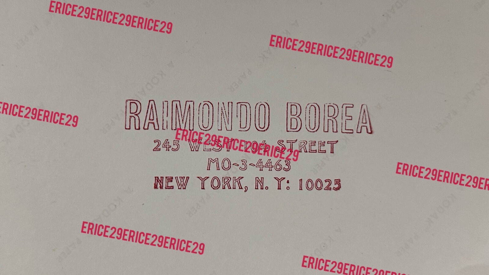 Oscar de Mejo Artist Contact Sheets By Photographer Raimondo Borea Studio Stamp