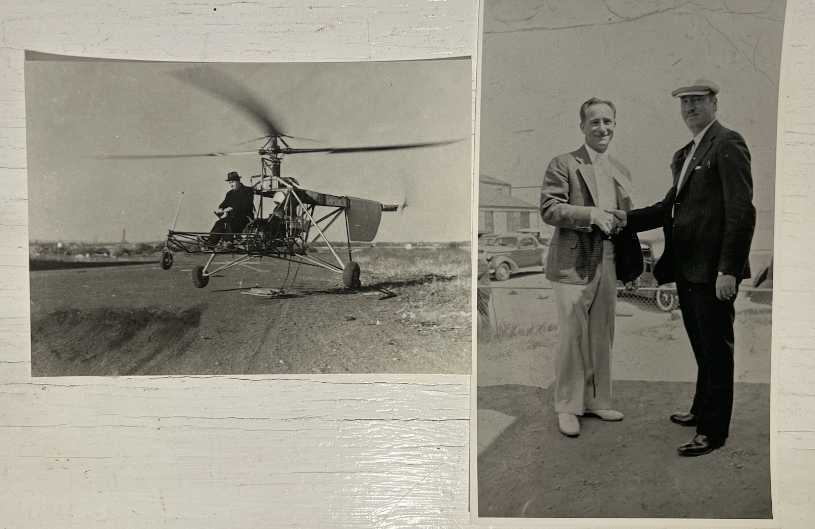 Aviation Pioneer Igor SIKORSKY Piloting The Vought-Sikorsky VS-300 Helicopter