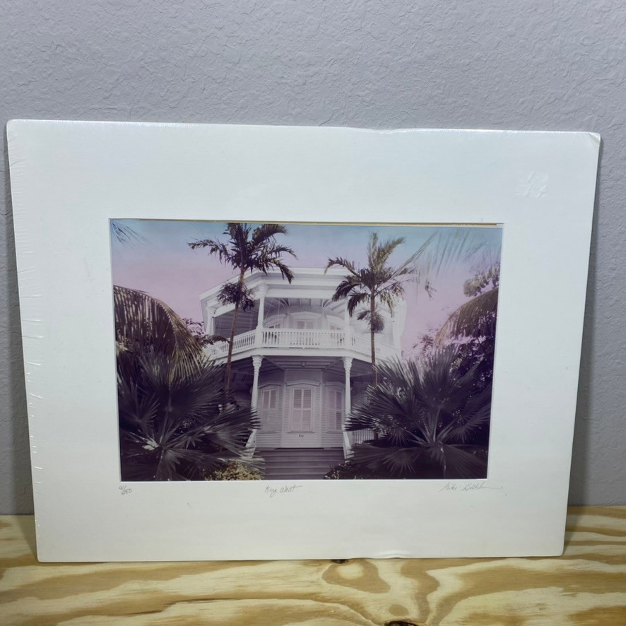Niki Butcher Key West 1983 Photo Print Signed 41/250 Hand Colored 10×14″ FL Art