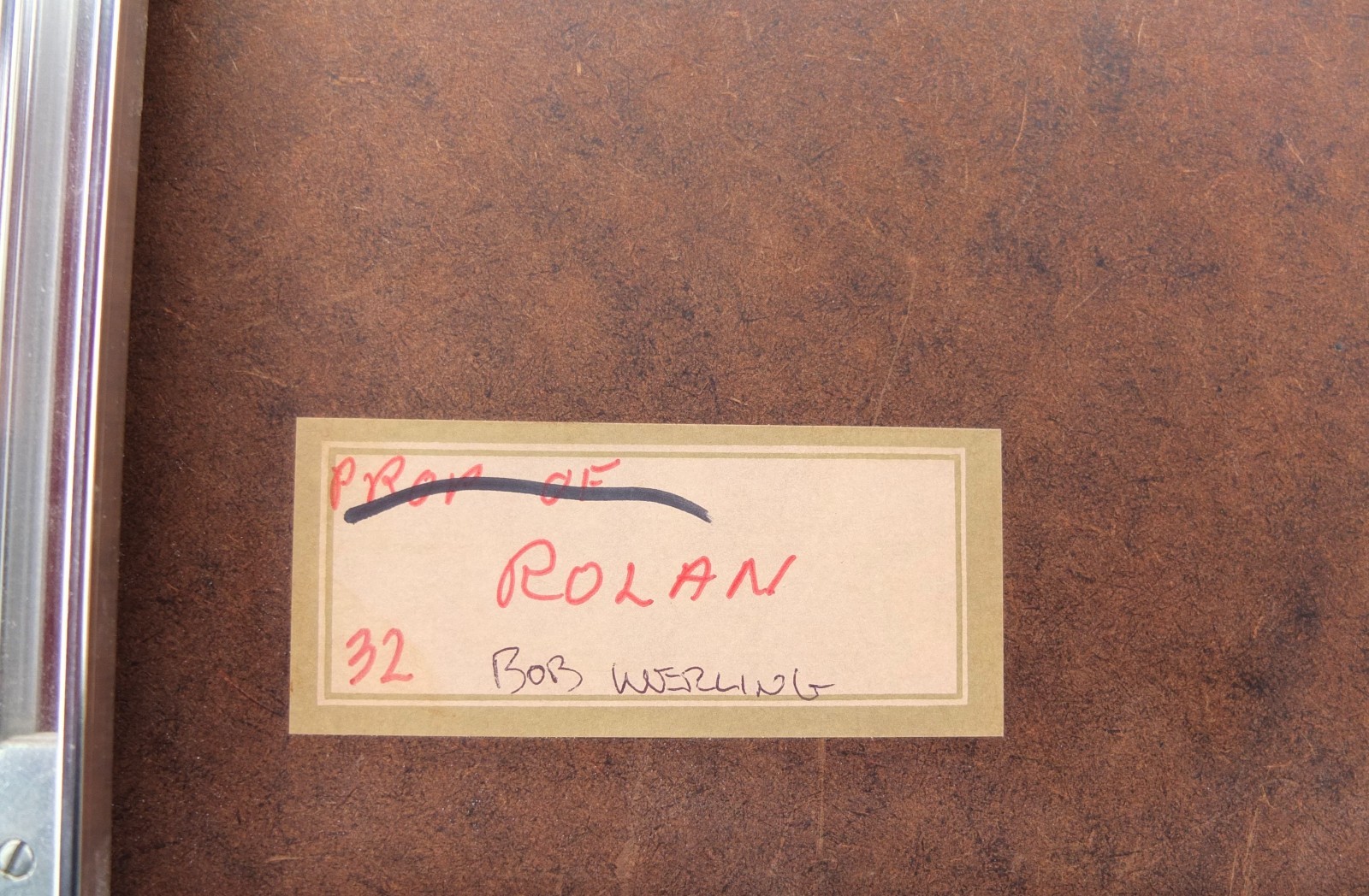 Robert (Bob) Werling 1968 Photograph Early Morning Light Pencil Signed In Frame