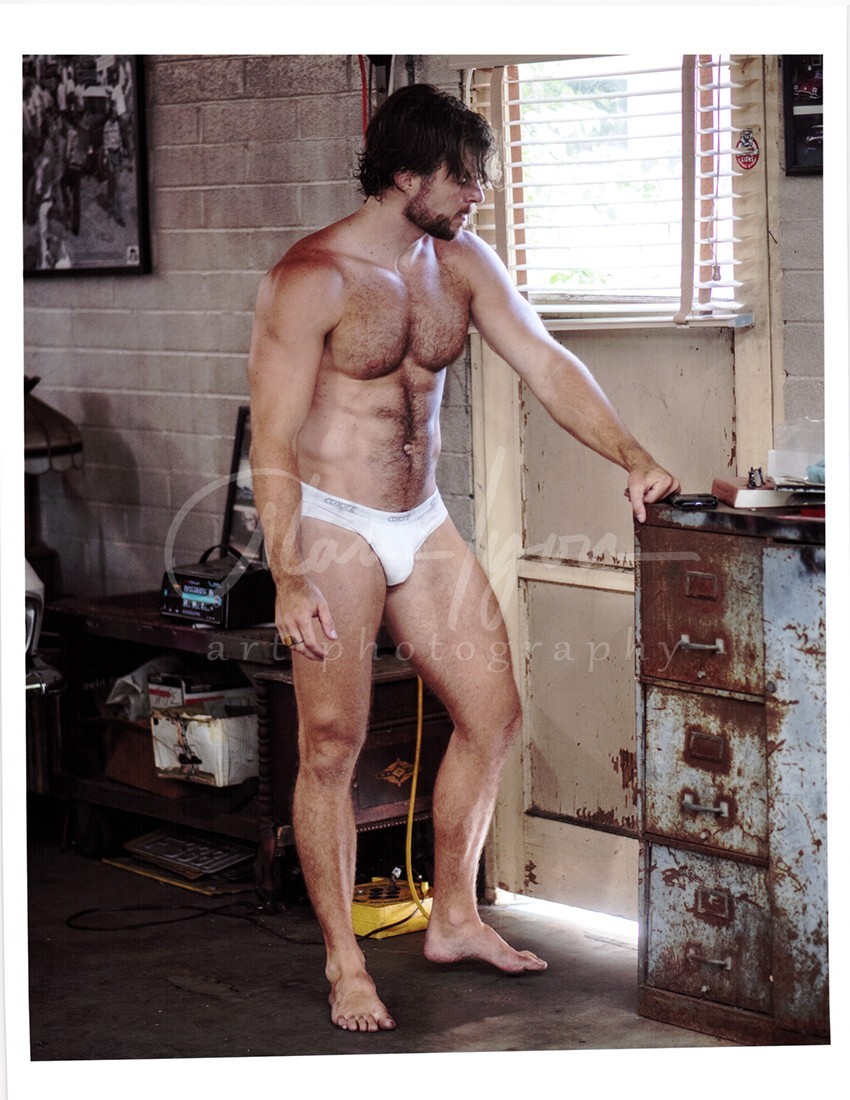 11 X 8.5 Alan Lyon Original Male Photo gay interest (1) Kurt the file cabinet
