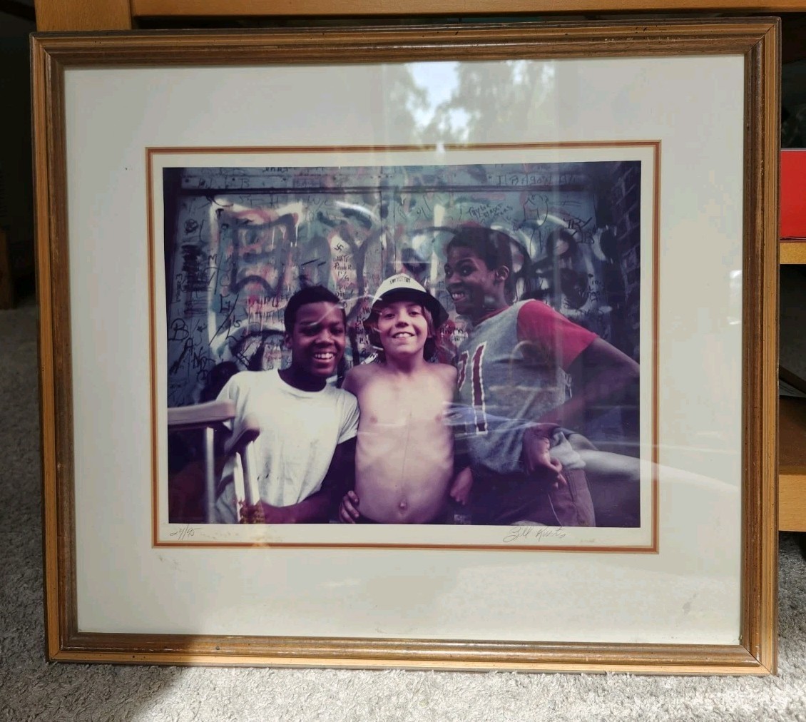 Vtg 1979 Bill Kurtis Limited Edition Photograph “Pals” – 24/95 – Chicago Teens