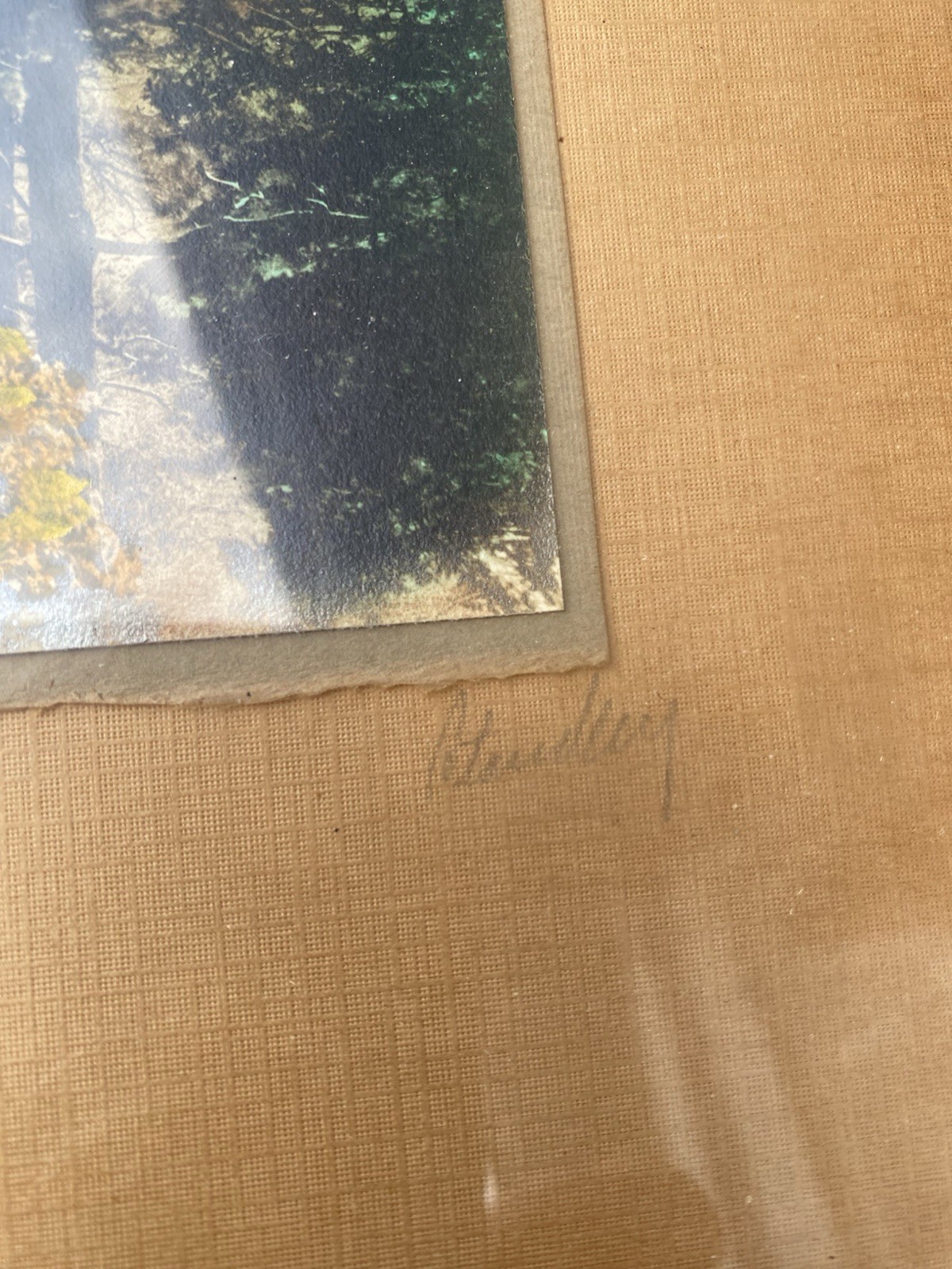 H.L. Standley hand tinted Photo PIKES PEAK