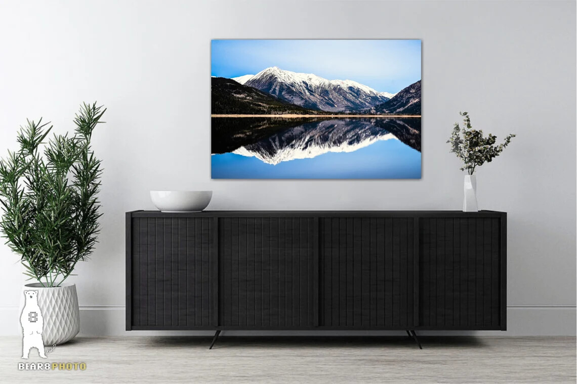 Rinker Peak & Twin Lakes, Colorado – Mountain Reflection Photography Art Prints