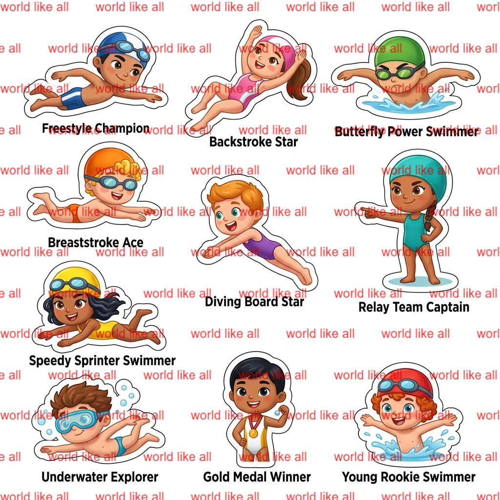 Sports Sticker Mega Bundle for Kids | Cute 3D Cartoon 4k digital