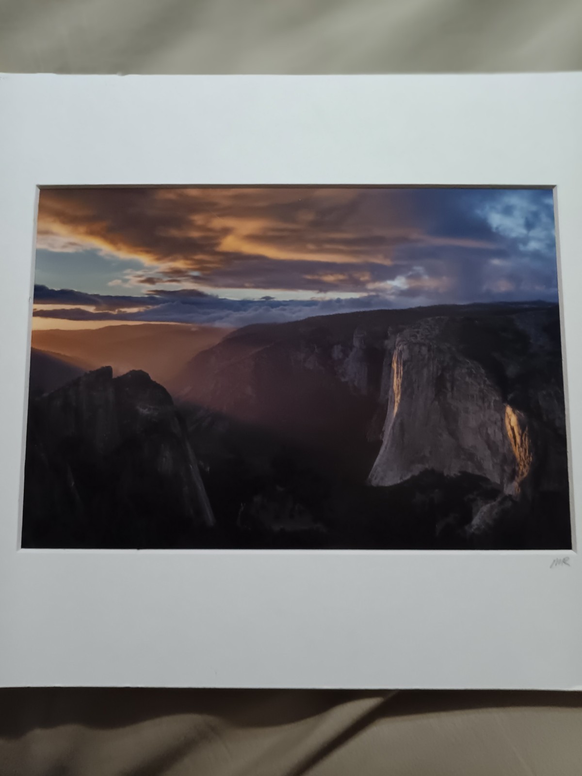 Mike Reeves, Sunset, Taft Point, Yosemite National Park Photograph 2016