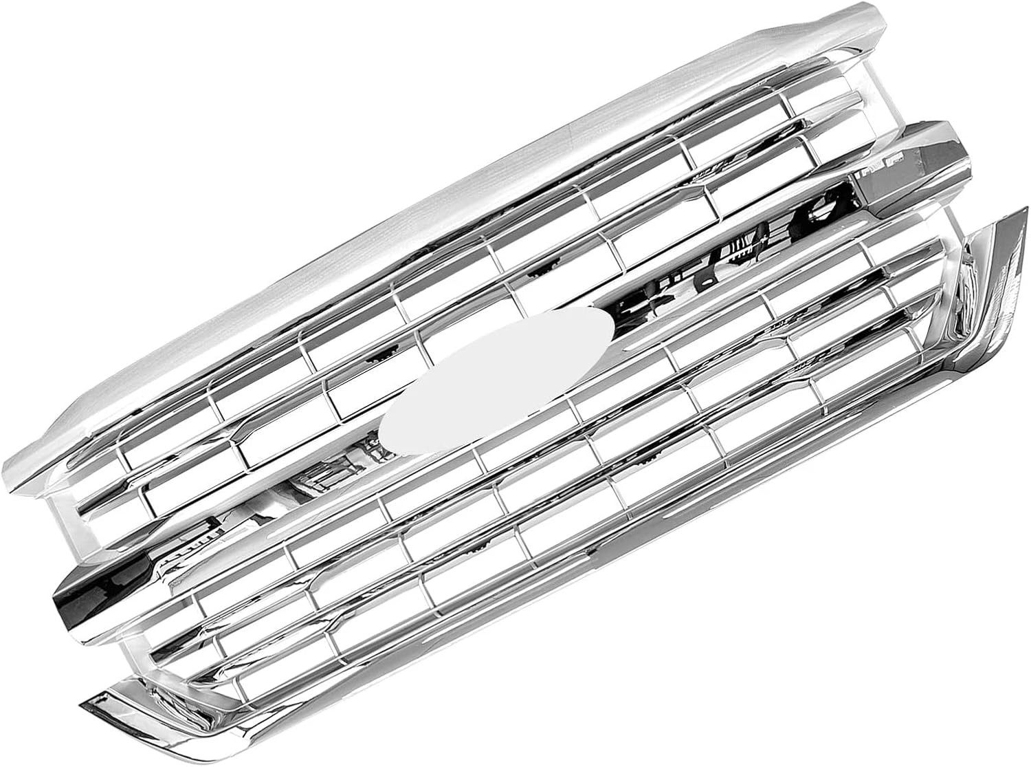 For 2016 2017 2018 Chevy Silverado 1500 Front Bumper Upper Grille, Chrome | Dire