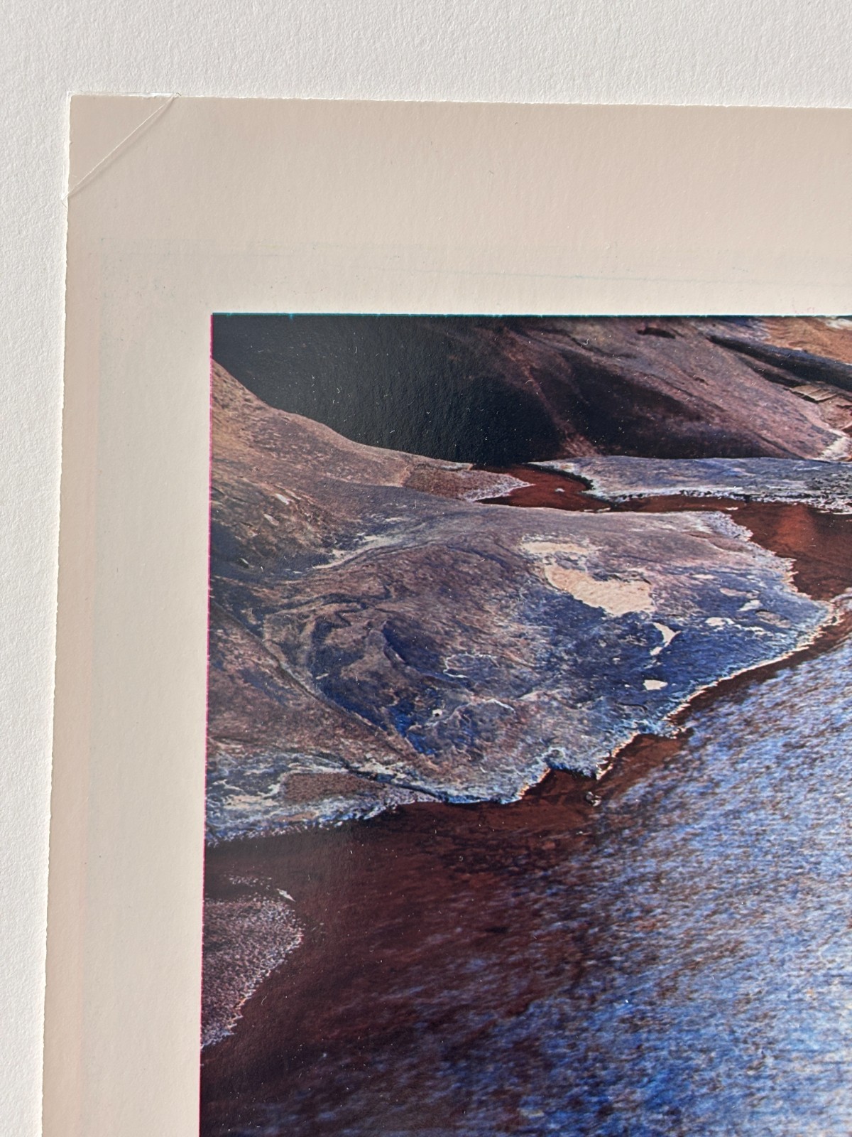 ELIOT PORTER “River edge at sunset, below Piute Rapids” (1962) Signed C-Print