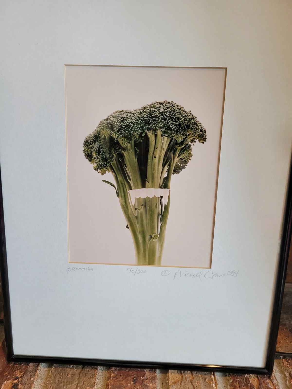 Michael Craven Fine Photography “Broccula” 1994 Signed Framed 70/300 Print 1998