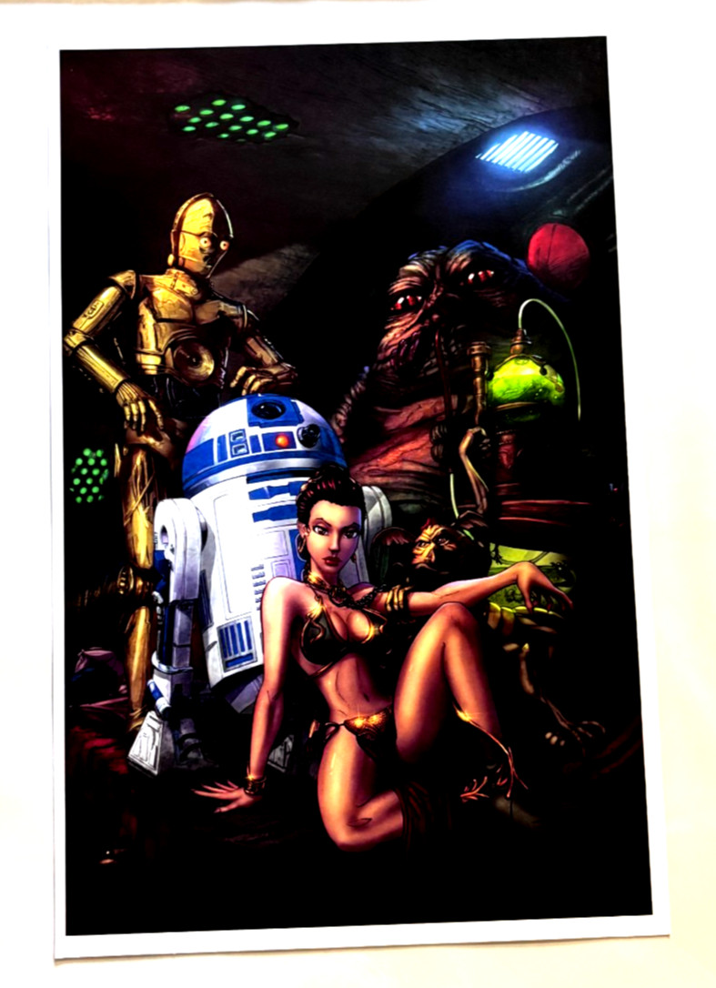 STAR WARS EXCLUSIVE LIMITED EDITION ART PRINT NM+