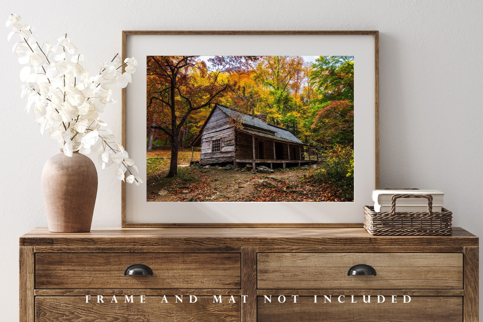 Great Smoky Mountains Photography Print – Ogle Cabin near Gatlinburg Tennessee