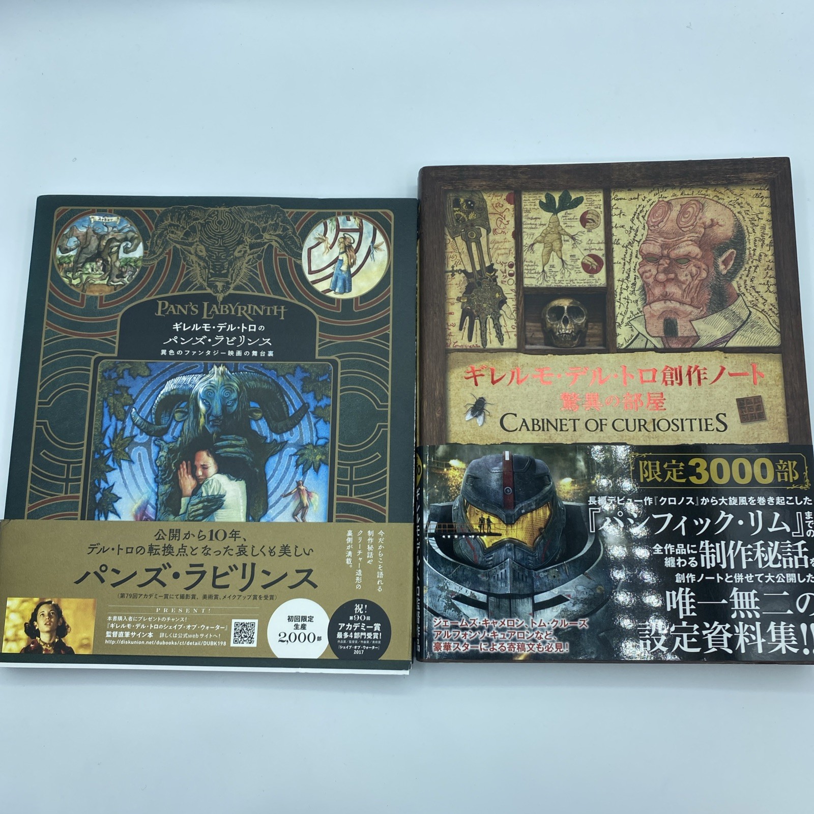 Guillermo del Toro 2 Book Set Cabinet of Curiosities + Pan’s Labyrinth Japan Art