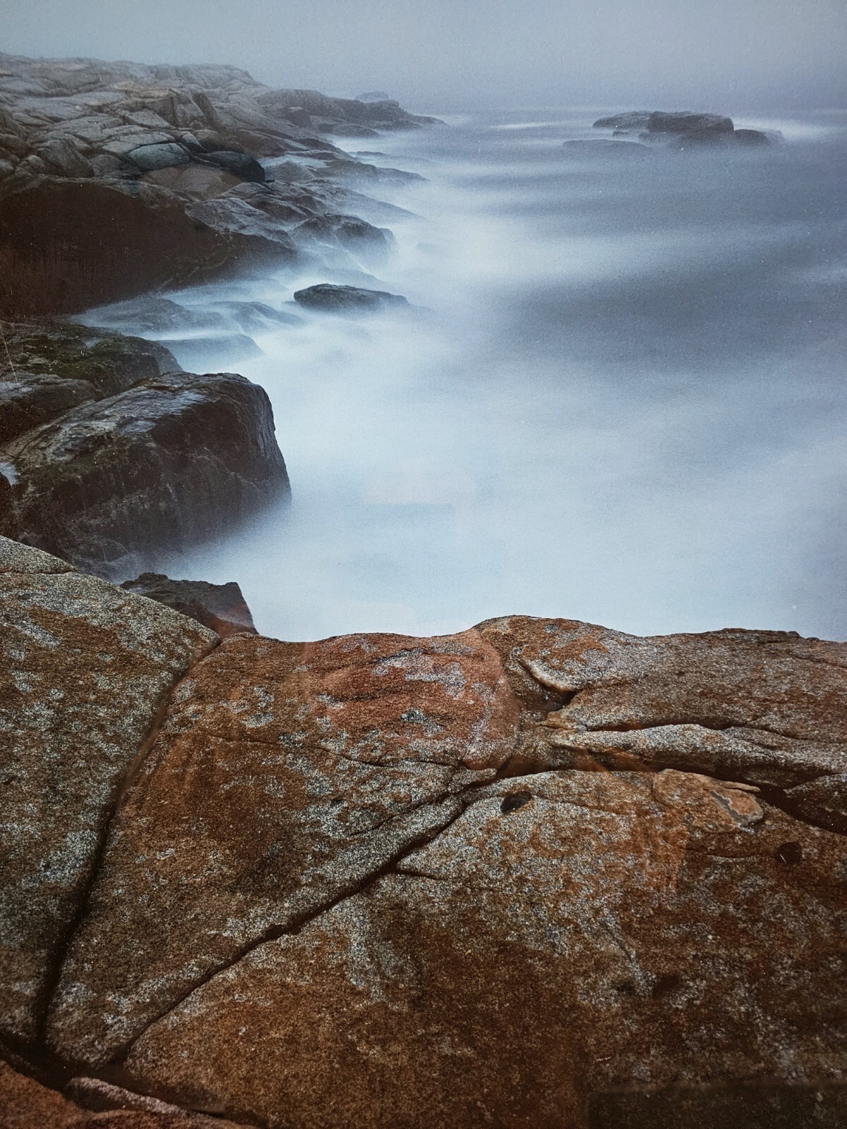 Vintage Signed Randall Shedd 35mm Photograph 29×25 Framed Art, Nova Scotia