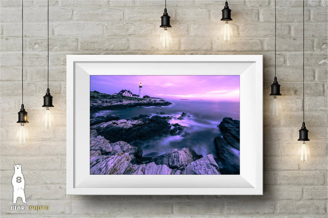 Cape Elizabeth, Maine – Lighthouse Dawn – Fine Art Photography Prints