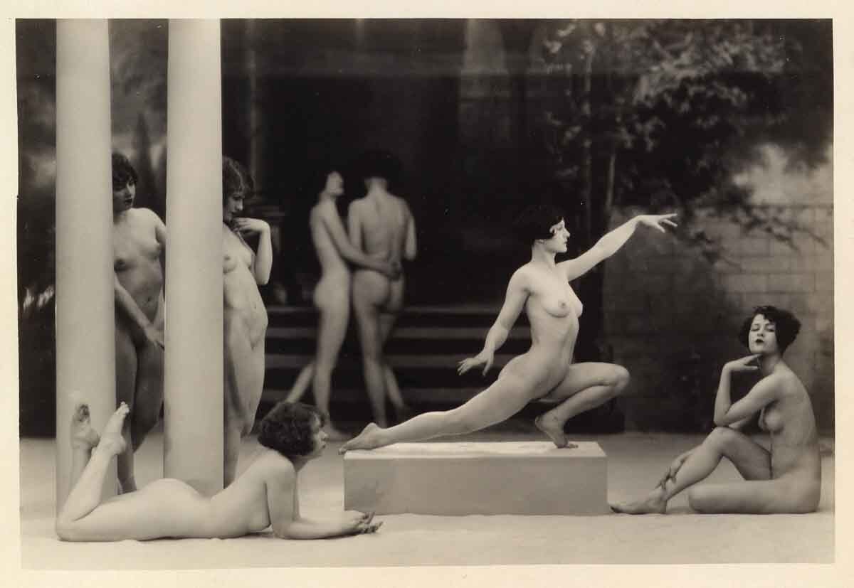 8 Photo SET by Albert Arthur Allen – Vintage 1920’s Nudes ART DECO