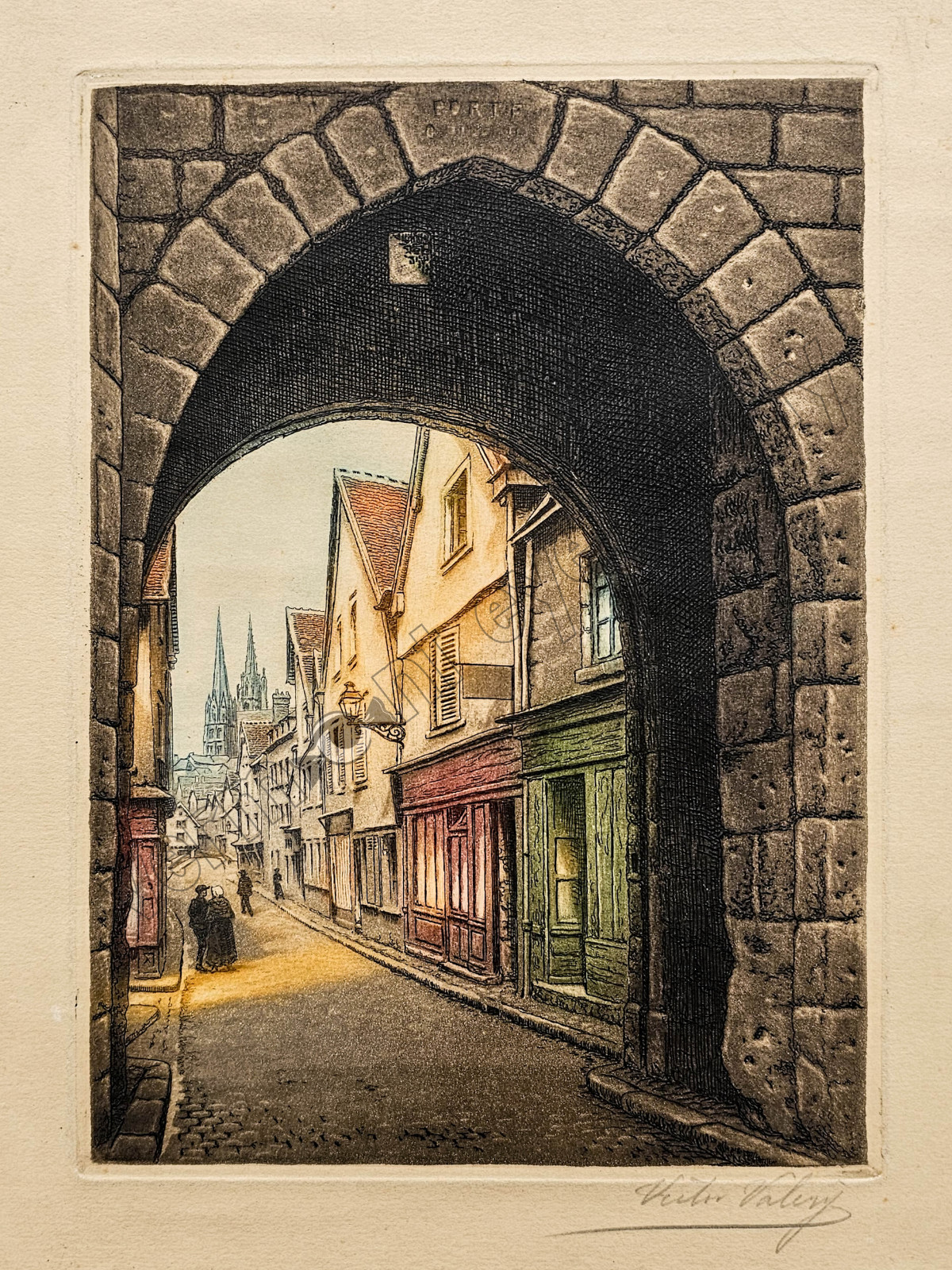 Porte Guillaume Chartres France by Victor Valery DIGITAL DOWNLOAD Signed U Print