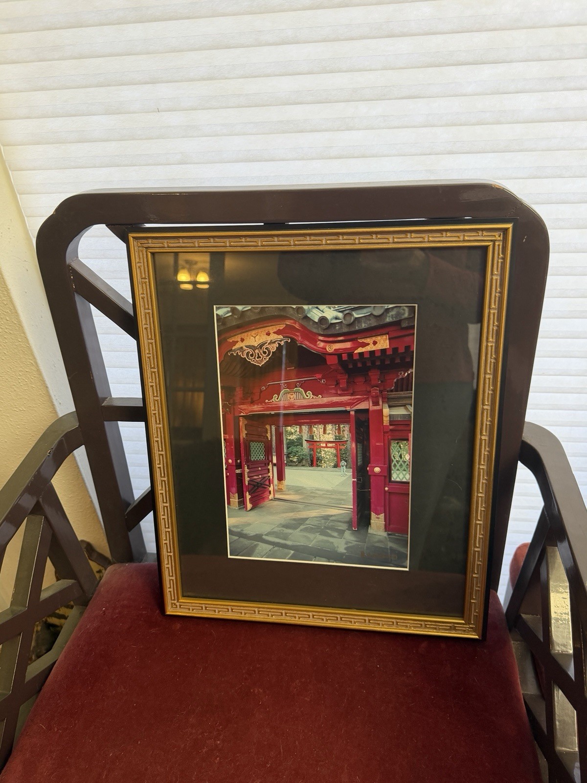 Chichibu Jinja Shrine Signed Matted and Framed Photograph