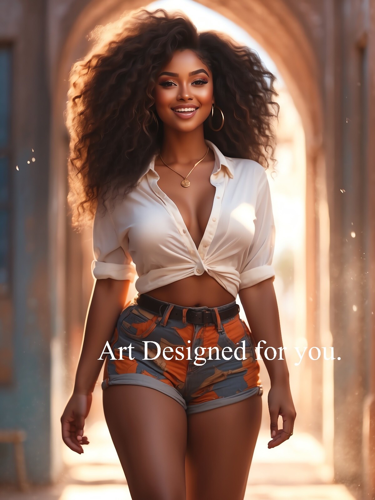Digital Image Picture Photo Wallpaper Background African American Model