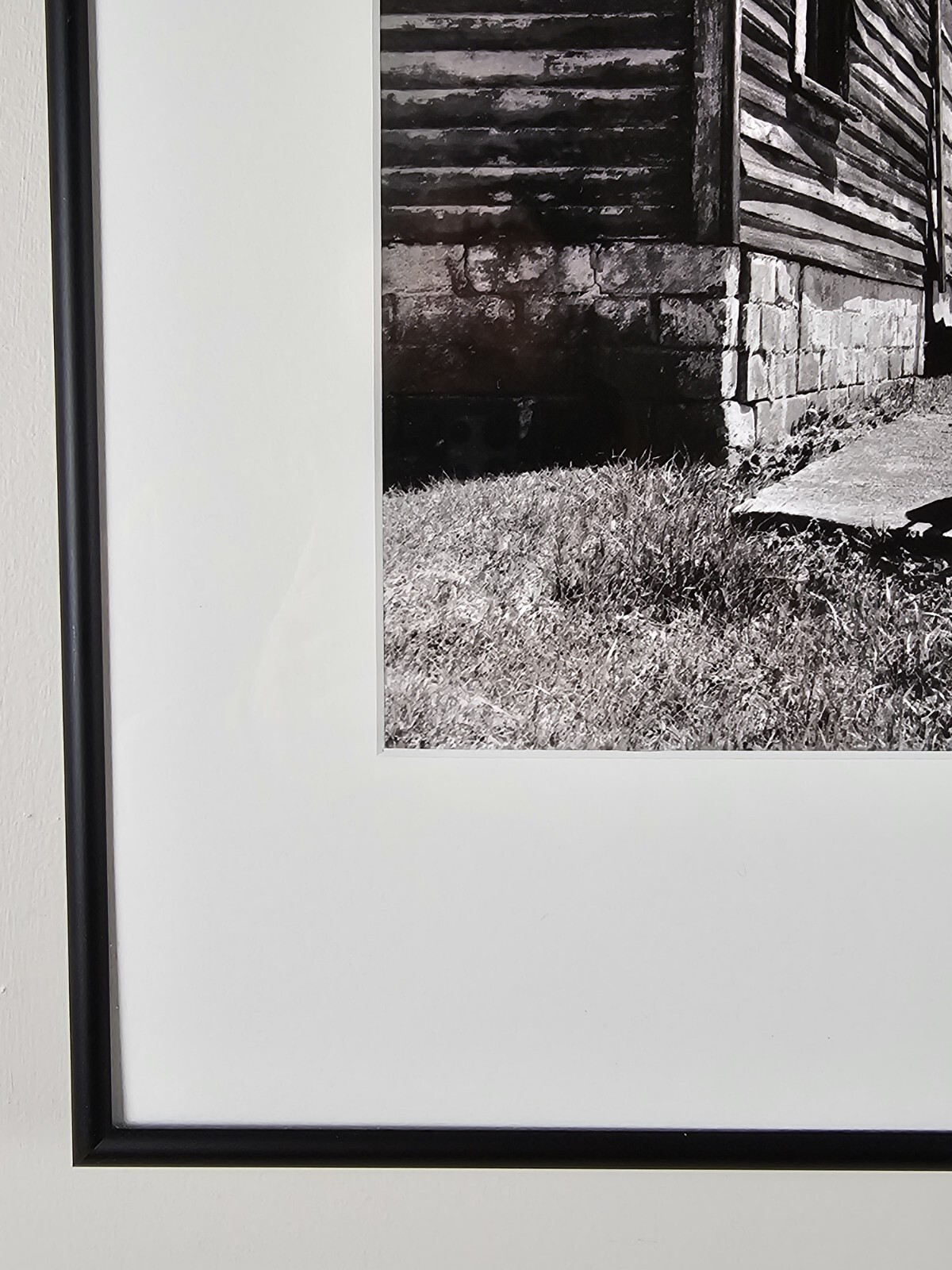 Original Signed John Bower 35mm Fine Art B&W Photograph 20×16 Framed Midwest Art