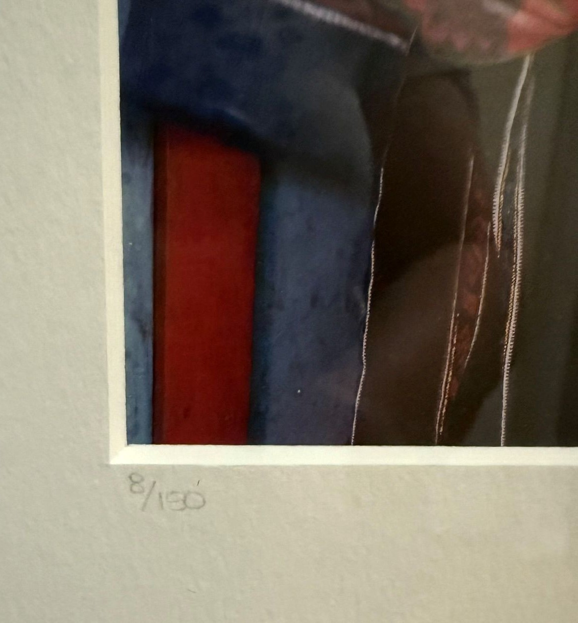 Framed/matted Photograph indigenous girl, Guatemala signed by Emerson 1987