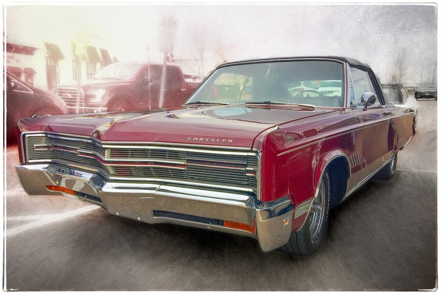 Fine Art Photography, Color print, 8×12, 1968 Chrysler 300 Convertible
