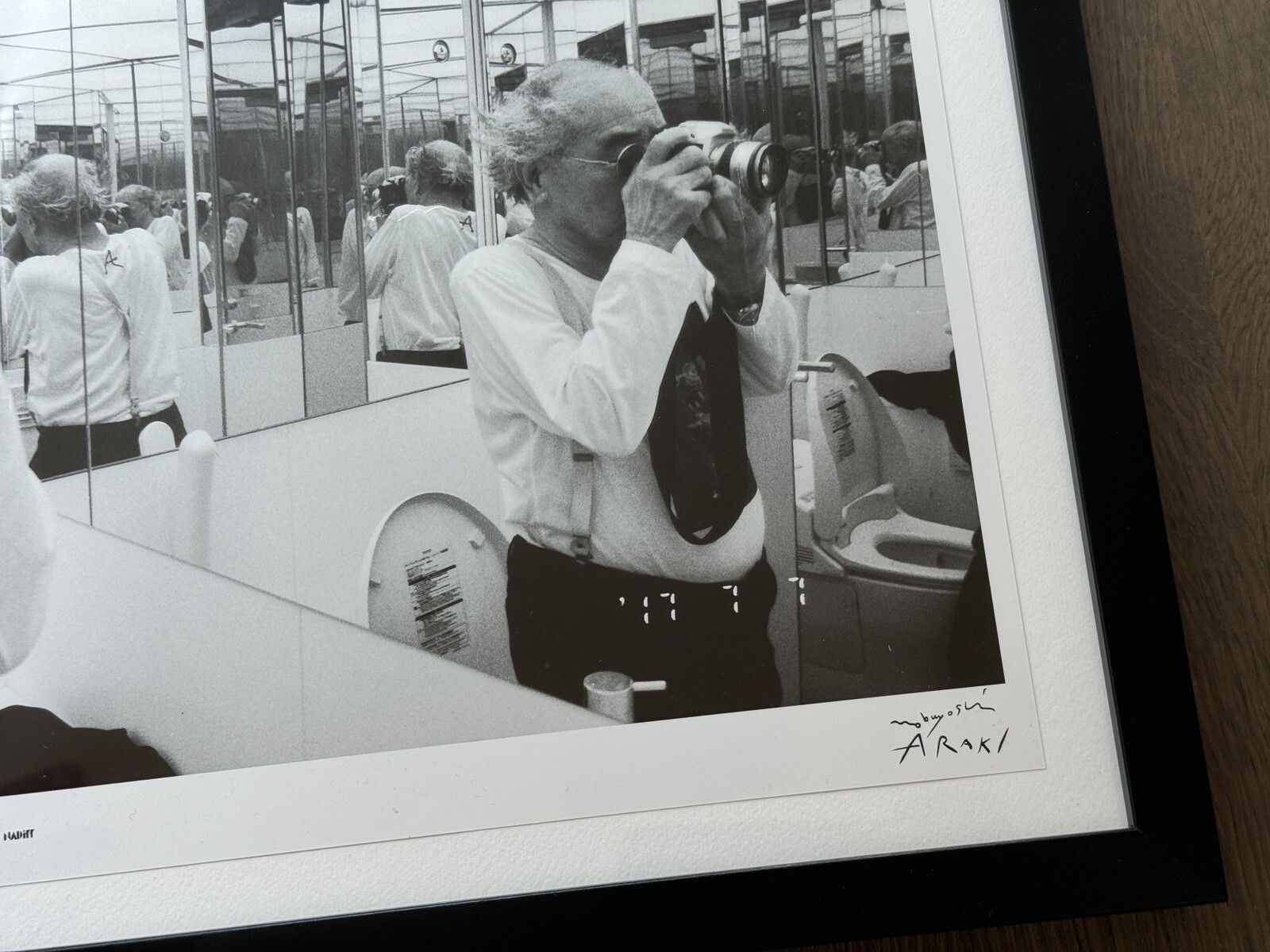 🎈SIGNED Nobuyoshi Araki – Self-Portrait, Original 2017, Lim Ed Photo Print RARE