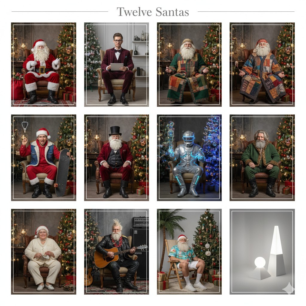 Digital Image Santa Clause